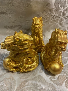 🐲金龍🐲の置物（✨金運✨アップ⤴️） | くりすたるはうす